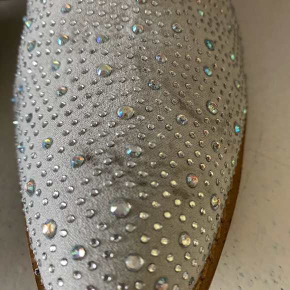 Crystal studded western stay ankle boots. - Picture 6 of 7